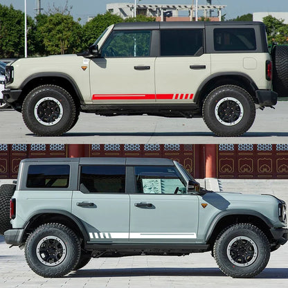 Door Side Wrapping Vinyl Film Kit for Ford Bronco | Waterproof PVC Word Decal Sticker
