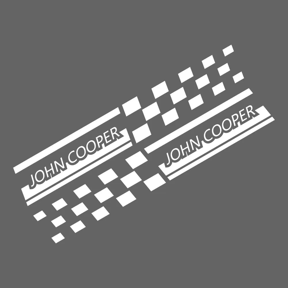 B-Pillar Window Decal for Mini John Cooper Works (R55, R56, R59, R60, R61) | 2-Piece Vinyl Sticker