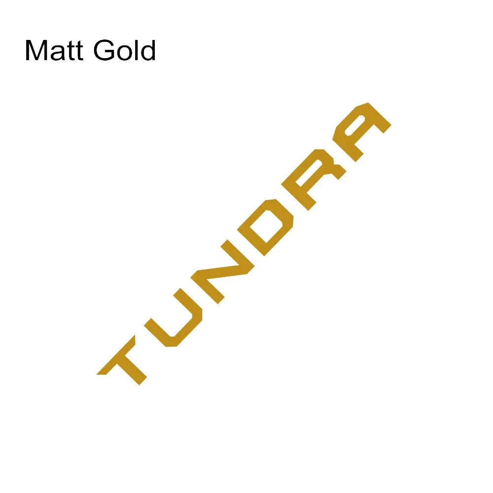 Tailgate Insert & Indent Letter Decal for Toyota Tundra (2014–2019) | Vinyl Pickup Sticker