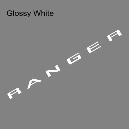 Tailgate Insert & Indent Letter Decal for Ford Ranger (2019–2021) | Vinyl Truck Sticker