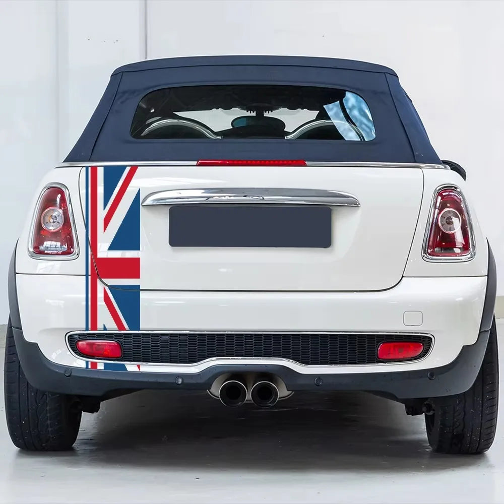 Union Jack Rear Trunk Decal for Mini Cooper One / JCW / S / Clubman / Countryman (F60, R60, R55) | Vinyl Styling Sticker