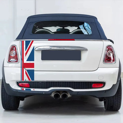 Union Jack Rear Trunk Decal for Mini Cooper One / JCW / S / Clubman / Countryman (F60, R60, R55) | Vinyl Styling Sticker