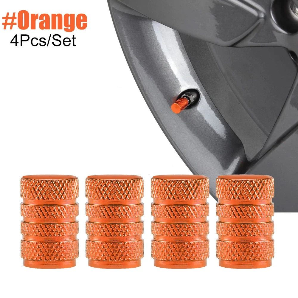 Aluminum Tire Valve Caps | Dustproof Universal Stem Covers