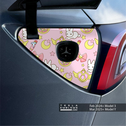 Moon Rabbit Tesla Charge Port Wrap | Model Y