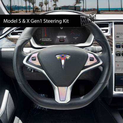 Magical Girl Tesla Steering Wheel Wrap | Model S