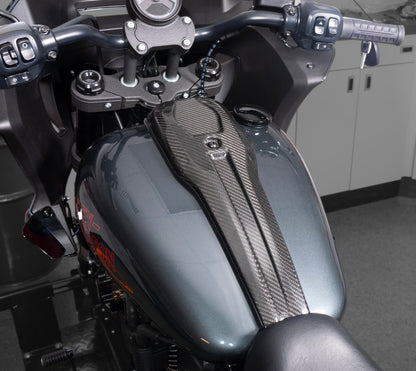 Carbon Fiber Center Fuel Tank Dash - M8 Low Riders Models