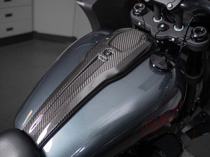 Carbon Fiber Center Fuel Tank Dash - M8 Low Riders Models