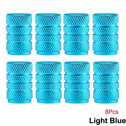 Aluminum Tire Valve Caps | Dustproof Universal Stem Covers