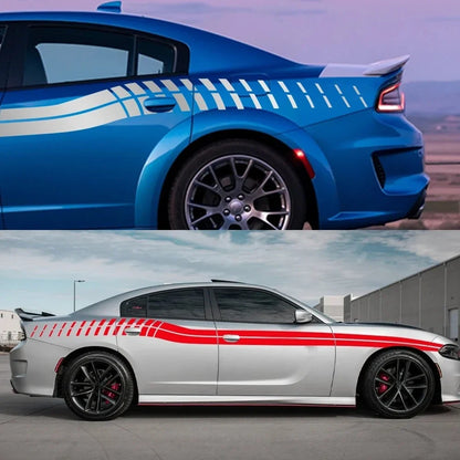 Sport Stripe Waistline Decal for Dodge Charger | Vinyl Film Styling Body Sticker