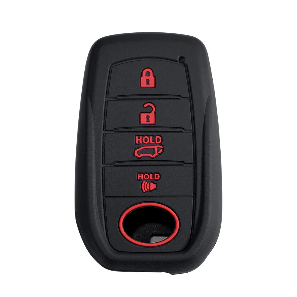 Silicone Key Fob Cover for Toyota Rav4 Corolla Camry Highlander Prius
