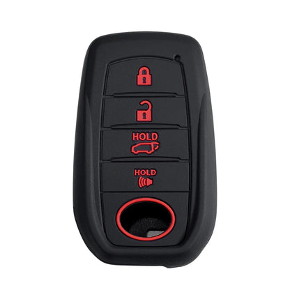 Silicone Key Fob Cover for Toyota Rav4 Corolla Camry Highlander Prius