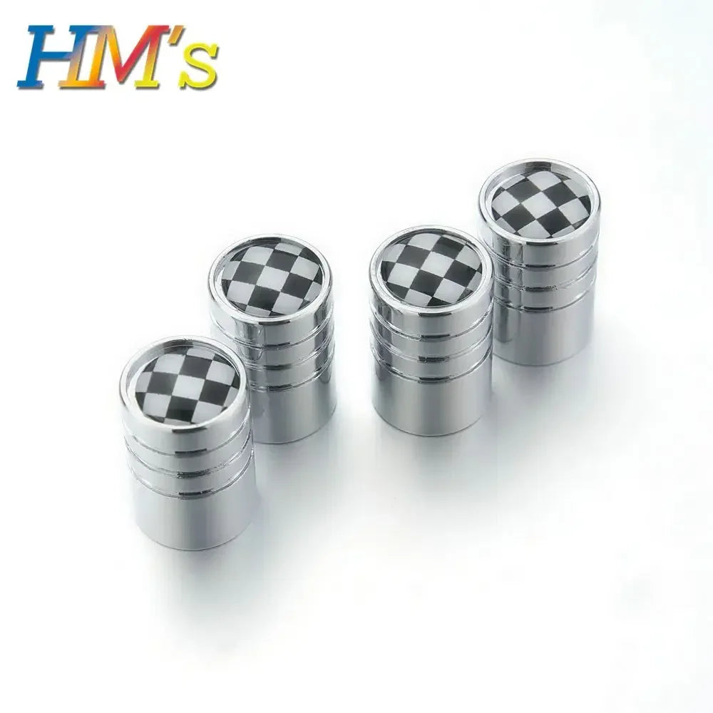 MINI Wheel Valve Caps Set of 4 | For Cooper S One JCW Countryman Clubman All Models