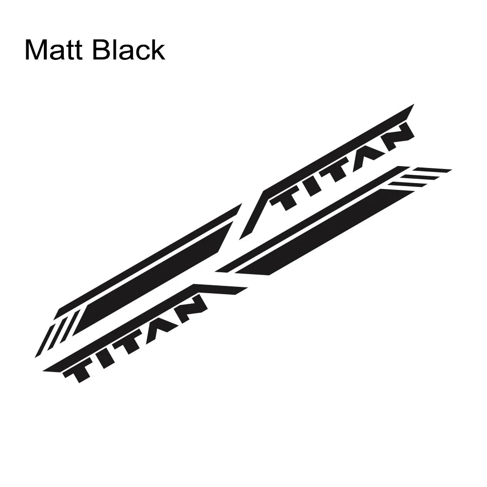 Trunk Side Stripe Decal for Nissan Titan Pro-4X | Pickup Truck Vinyl Graphic