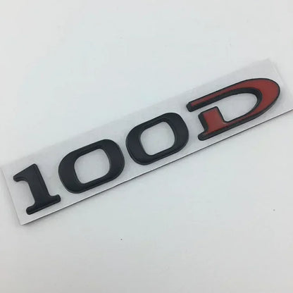 Rear Boot Trunk Tailgate Emblem Badge for Tesla Model 3 / S / X / Y | 75D 85D 90D 100D Sticker