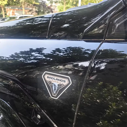 Badlands Sasquatch Fender Vent Decal for Ford Bronco | Forest Mountain Emblem Vinyl Sticker