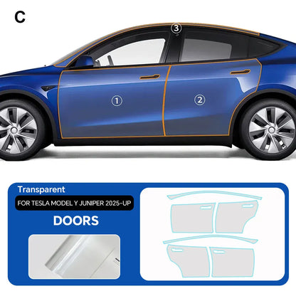 Precut PPF for Tesla Model Y Juniper (2025–2026) | 9-Mil Anti-Scratch TPU Film Full Coverage