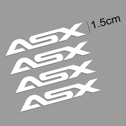 Wheel Rim Vinyl Decal for Mitsubishi Lancer / Outlander / Ralliart / ASX | DIY Rim Sticker Film