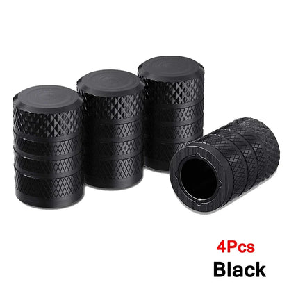 Aluminum Tire Valve Caps 4/8/12 Pack | Corrosion Resistant Universal Stem Covers