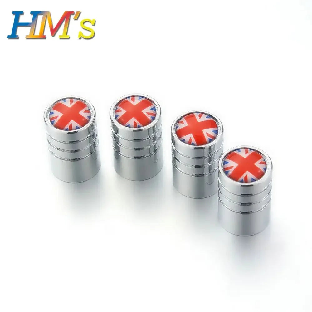 MINI Wheel Valve Caps Set of 4 | For Cooper S One JCW Countryman Clubman All Models
