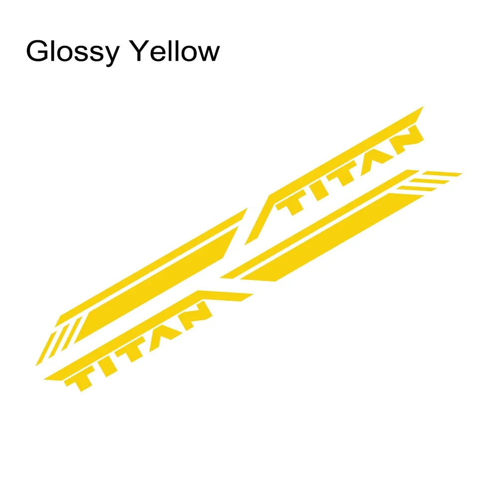 Trunk Side Stripe Decal for Nissan Titan Pro-4X | Pickup Truck Vinyl Graphic