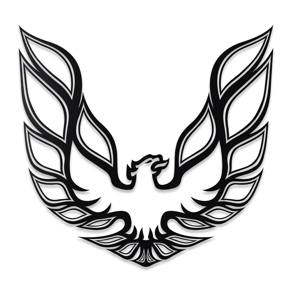 Engine Cover & Door Emblem Decal for Pontiac Firebird / Trans AM | Color Change Vinyl Sticker
