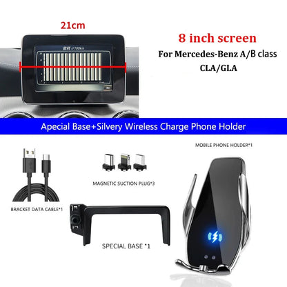 Mercedes-Benz Phone Holder for A B Class W242 W246 GLA CLA 2013-2019 Wireless Charger