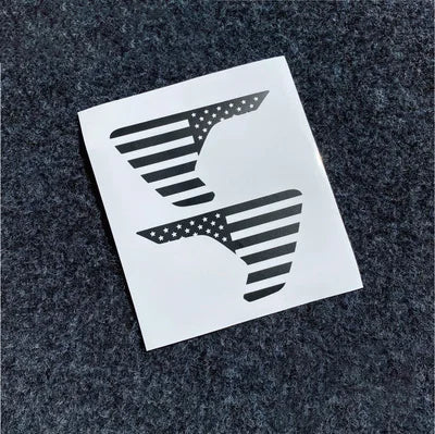 American Flag Hood, Fender Vent & Side Decal Kit for Jeep Wrangler JL / Gladiator (2018–2023) | Matte Vinyl