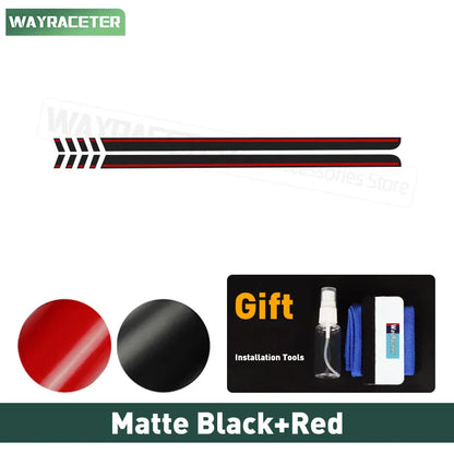 First Edition Door Side Skirt Stripe Decal for Ford Bronco | 2-Piece Vinyl Sticker Kit