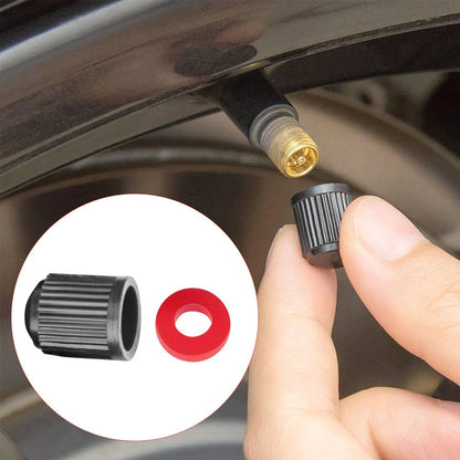 10/25/50/100Pcs Universal Plastic Tire Valve Caps for Cars, Trucks, Motorcycles, and Bicycles