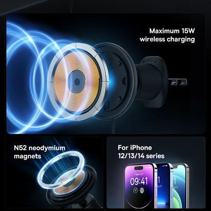 Magnetic Car Phone Holder For Toyota Camry MK8 2021 2022 15W Wireless Charging