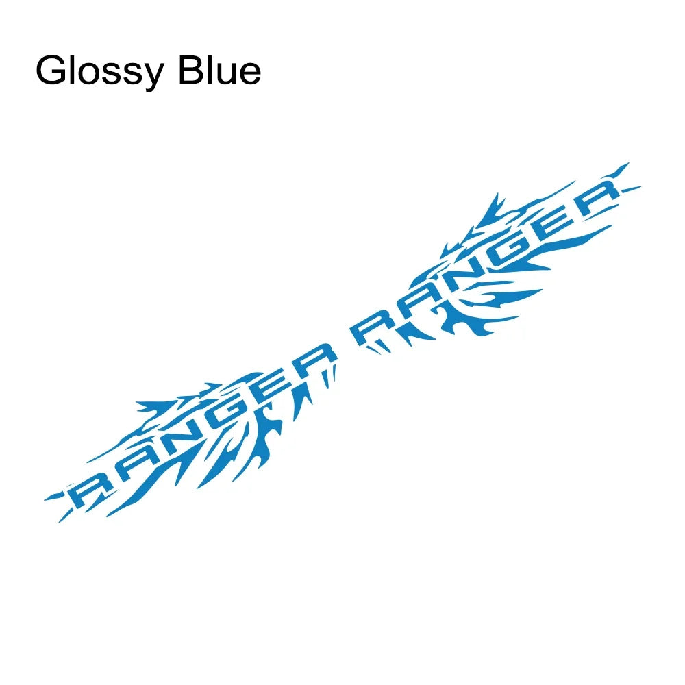 Splash Bed Side Decal for Ford Ranger Raptor XL / XLT / Lariat | 2-Piece Matte Vinyl Truck Graphic