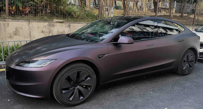 Precut Color Change PPF for Tesla Model 3 Highland (2024–2025) | Black & Glacier Blue PET Film