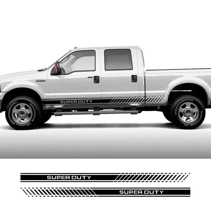 Door Side Body Stripe Decal for Ford Super Duty F-250 / F-350 / F-450 | Vinyl Truck Sticker 2-Pack