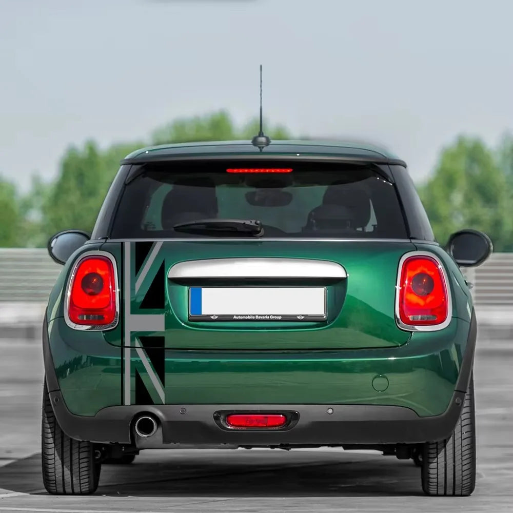 Union Jack Rear Trunk Decal for Mini Cooper One / JCW / S / Clubman / Countryman (F60, R60, R55) | Vinyl Styling Sticker