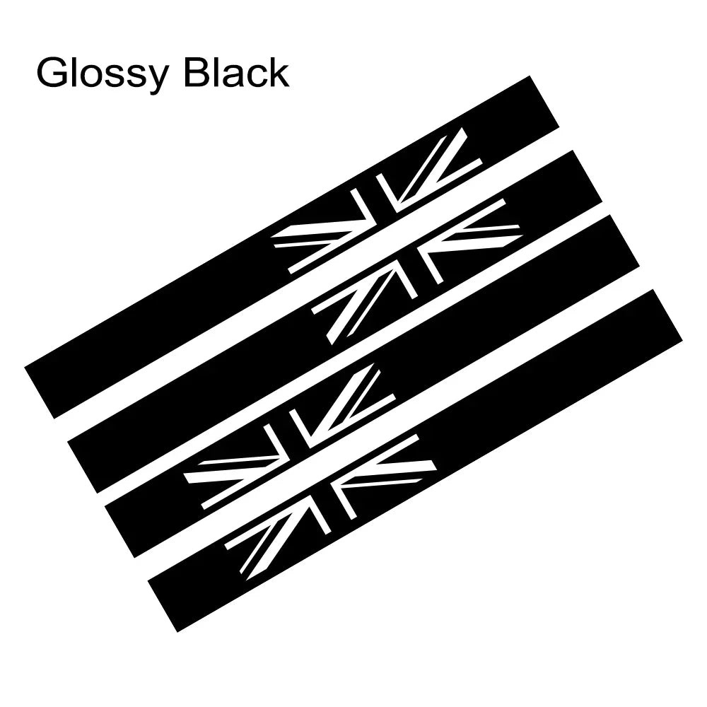 Union Jack Door Side Stripe Decal for Mini Cooper S (R55, R56, F55, F54, F60, R57, R59) | England Flag Vinyl
