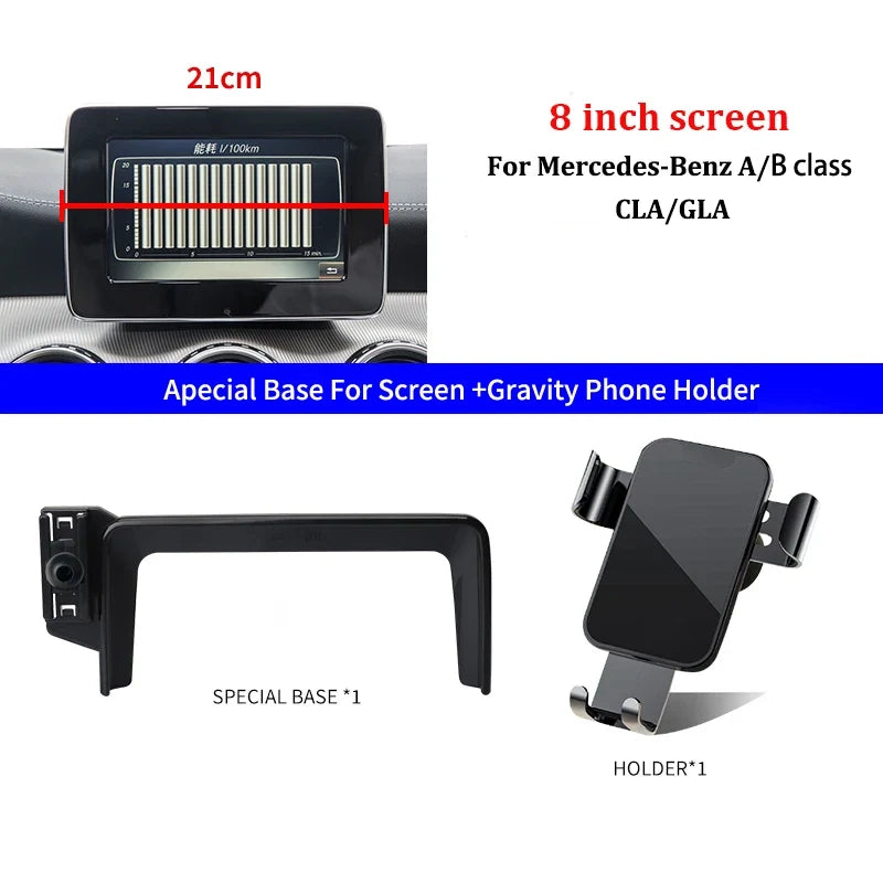 Mercedes-Benz Phone Holder for A B Class W242 W246 GLA CLA 2013-2019 Wireless Charger