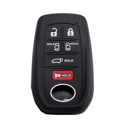 Silicone Key Fob Cover for Toyota Rav4 Corolla Camry Highlander Prius