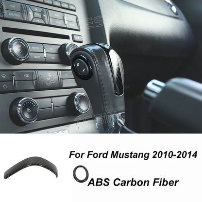 Carbon Fiber Grain Interior & Exterior Decoration Sticker for Ford Mustang (2009-2014) | Kit