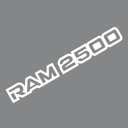 Front Windshield Logo Style Decal for Dodge RAM 1500 / 2500 / 3500 | Vinyl Truck Graphic Cover