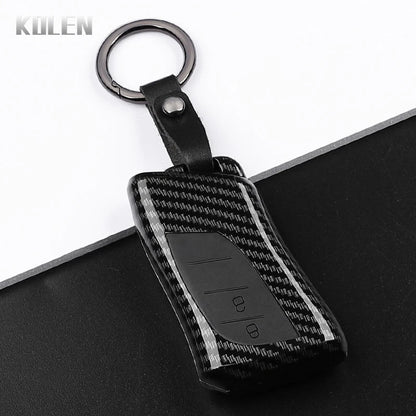 ABS Carbon Fiber Style Car Key Case Cover For Lexus NX ES UX US RC LX GX IS RX 200 250h 350h LS 450h 260h 300h UX200