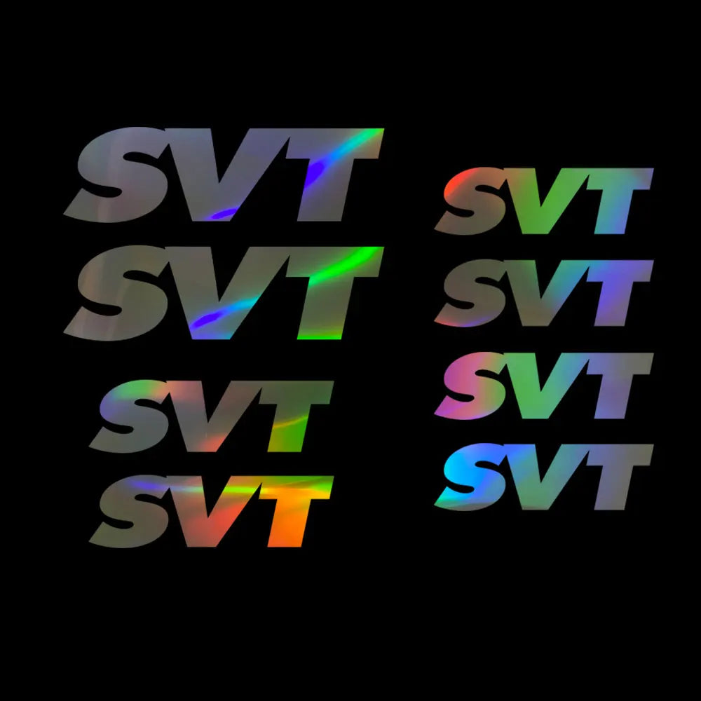 Ford SVT 8-Sticker Decal Set | Raptor, Cobra, Focus Vinyl Sheet