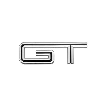 3D Chrome Metal GT Trunk Badge for Ford Mustang | Rear Decal Emblem Sticker