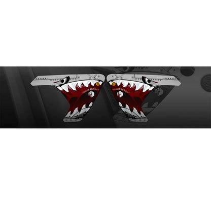 Shark Soldier Hood, Side & Fender Vent Decal | Precut Vinyl Wrap Graphic Kit