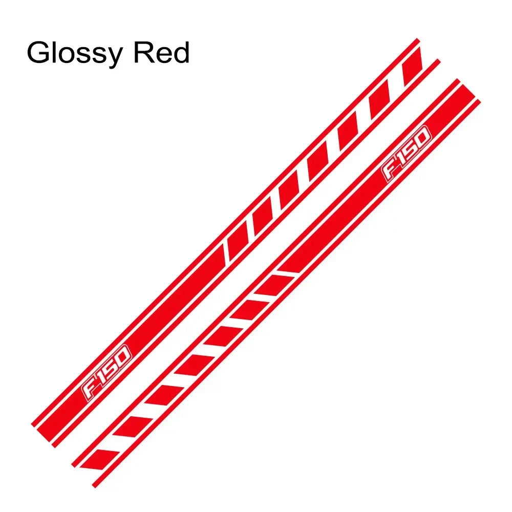 Door Side Skirt Stripe Decal for Ford F-150 Raptor | 2-Piece Pickup Truck Vinyl Graphic
