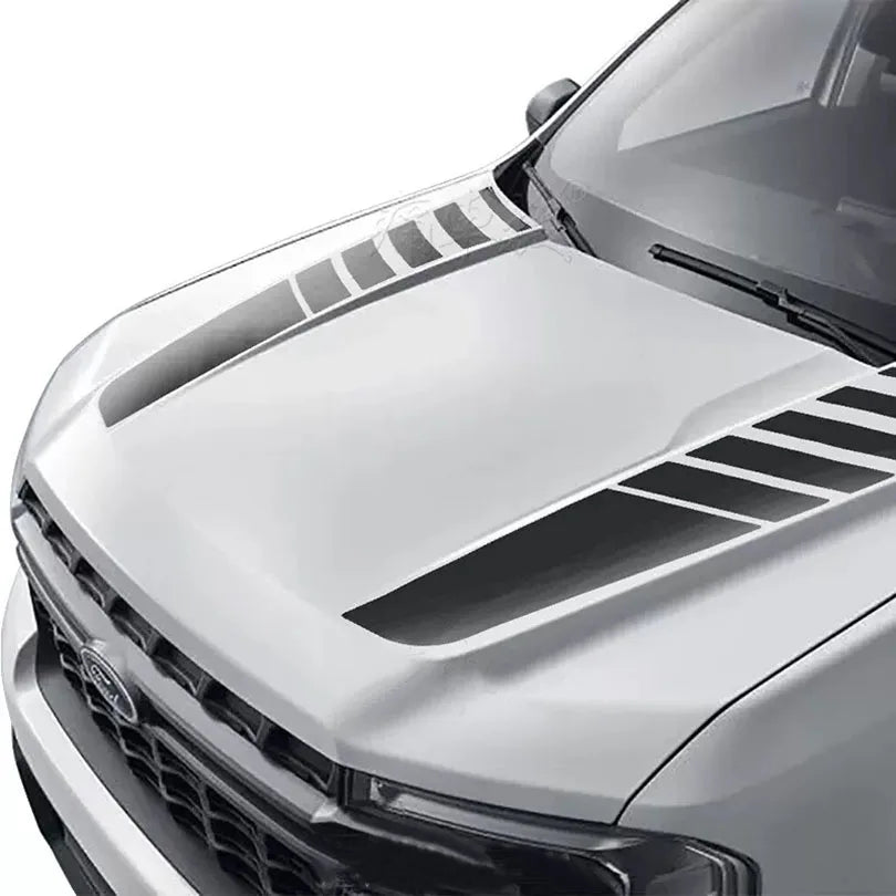 Ford Maverick Hood Scoop Decal Kit – Matte Vinyl Wrap Overlay (2022–2023)