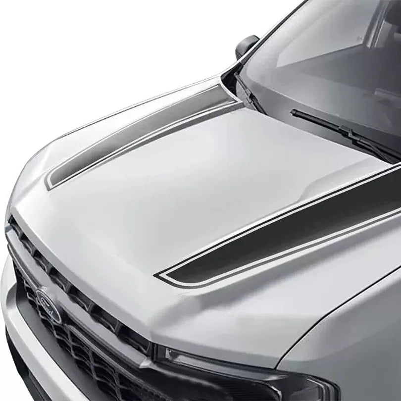 Ford Maverick Hood Scoop Decal Kit – Matte Vinyl Wrap Overlay (2022–2023)