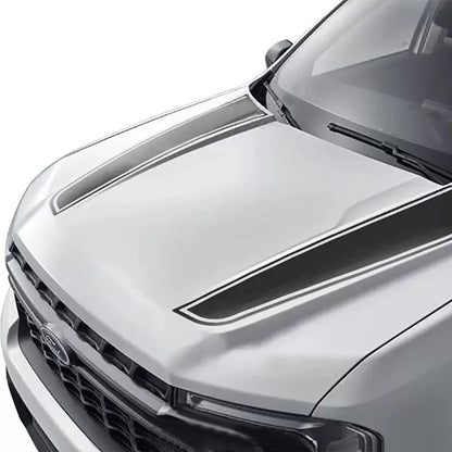 Ford Maverick Hood Scoop Decal Kit – Matte Vinyl Wrap Overlay (2022–2023)