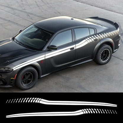 Sport Stripe Waistline Decal for Dodge Charger | Vinyl Film Styling Body Sticker