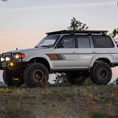 Off-Road Body & Waistline Stripe Decal Kit for Toyota Land Cruiser LC80 | Exterior Vinyl Graphics