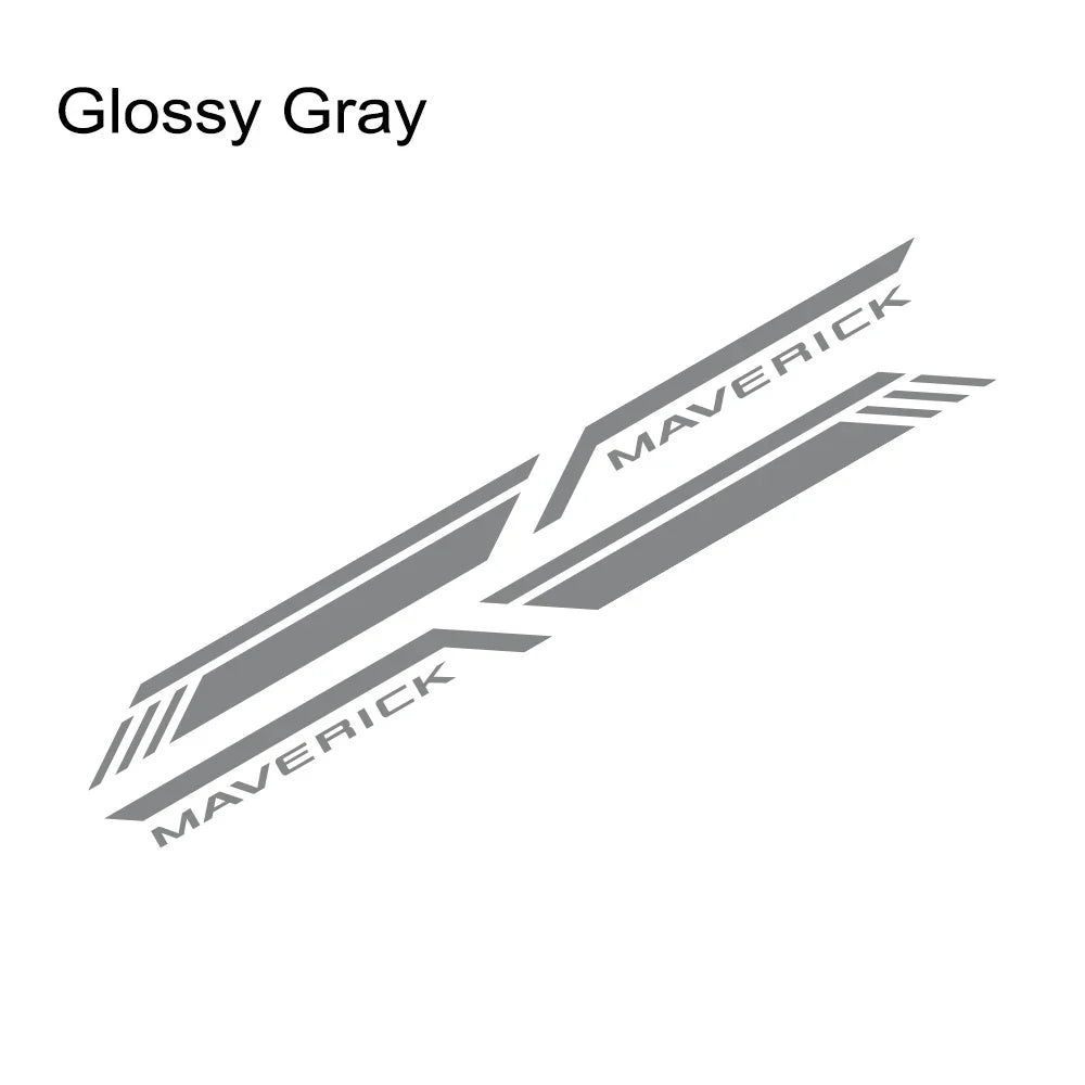 Trunk Side Stripe Decal for Ford Maverick XL / XLT / Lariat | Pickup Bed Vinyl Sticker